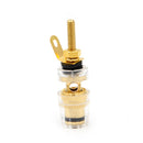 2x 4MM Brass Speaker Amplifier Terminal Binding Post Connector Red & Black MO