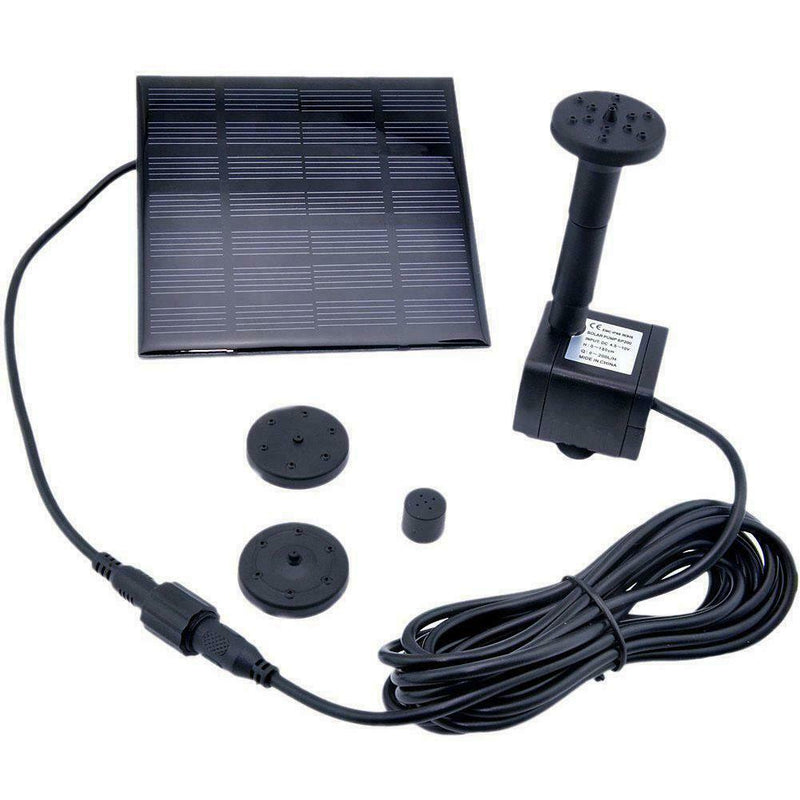 Solar Panel Power Water Pumps For Fountain Pool Pond Garden Plant Aquarium