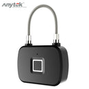 Anytek L13 Smart Fingerprint Lock Anti Theft Padlock Door Luggage Case Lock AU
