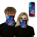 3Pcs Cycling Face Cover Starry Sky Guard Balaclava Headscarf Breathable Soft