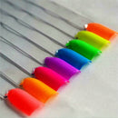 6 Colors Shimmer Eyeshadow Pigment Matte Eyeshadow Neon Powder Nail Powder Set