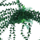 40cm Aquarium aquascaping Green artificial plant with ceramic base K9R5