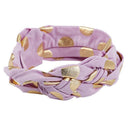 Baby Elastic Headbands with Hair Bows (Cross Light purple)