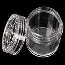 10x Plastic  Clear Empty Nail Art Storage Box Rhinestone Bead Container Grea BX