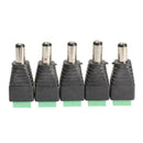 5PCS Mini Coax CAT5 To Camera CCTV BNC Video Balun Connector Adapter