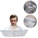 Hair Cutting Cloak Umbrella Cape Salon Barber Hairdressing Gown Catch F5T1