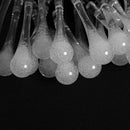30 LED Solar Power Water Drop String Light Garden Patio Yard Landscape Lamp A