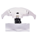 Headband Magnifier Lighted Glass + 5 Lens for Hobby Repair Reading older M xe Ew