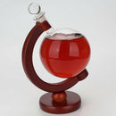 Globe Whiskey Decanter Wine Aerator Glass Wine Bottle With Holder Rack Alco