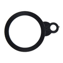 Plastic UK Finger Sizer Ring Gauge L - W Black