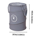 Cotton Laundry Basket Oxford Foldable Dirty Laundry Bags & Basket Folding W