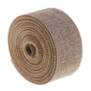 10Meter 4cm Faux Jute Hessian Burlap Ribbon Rustic Weddings Belt Strap Craft