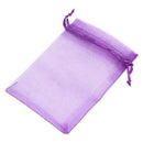 30 PCS Gift Bag Purple Organza Jewelry Pouch U1D5