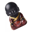 4pcs Little Buddha Statue Baby Monk Sculpture Tea Pet Car Interior Ornaments