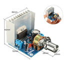 AC/DC 12V TDA7297 2x15W Digital Audio Amplifier DIY Kit Dual-Channel Module â„–[