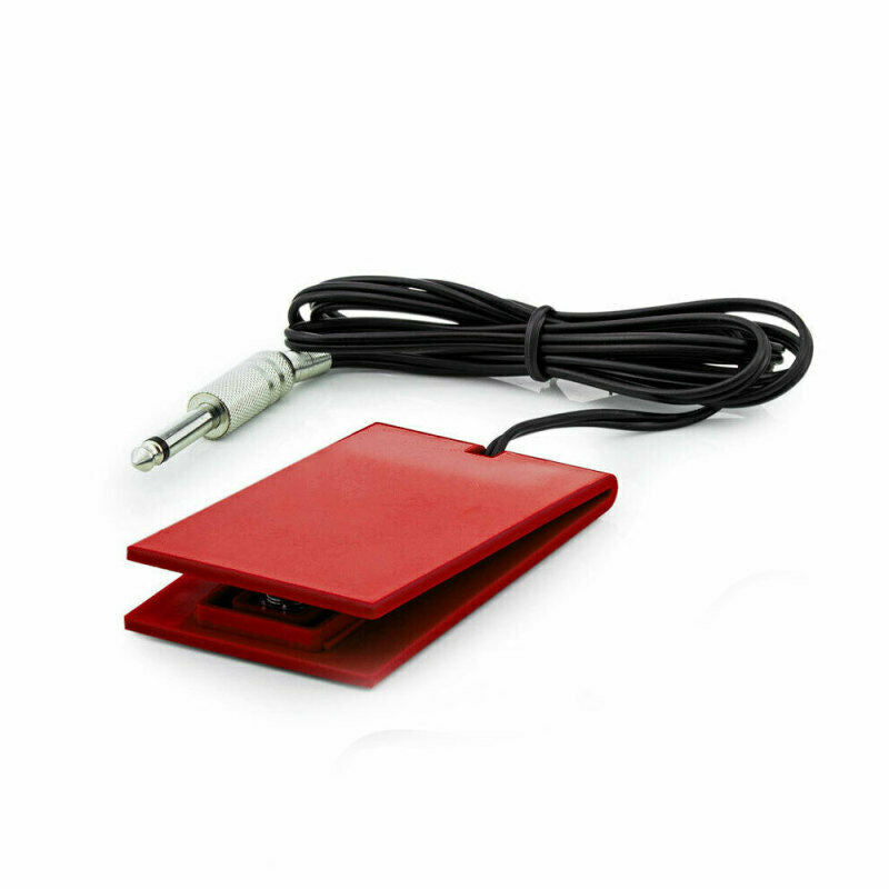 Red Acrylic Tattoo Foot Pedal Switch For Machine Gun Power Supply  Bra WQU