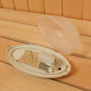 2pcs Oval Sauna Light- Explosion Proof Sauna Light Lamps with Cedar Sauna Louvre