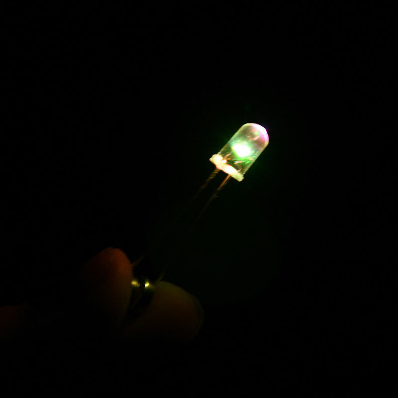 100x 5mm round colorful flash slow alternation super bright lamp emitting  Gw