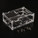Transparent Clear Case Enclosure Box+Cooling Fan Raspberry Pi 2 Mo 3C