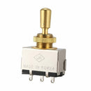 Metal Electric Guitar 3 Way Box Toggle Switch For Les Paul With Metal Tip (