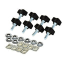 Hard Top Thumb Screw Set of 8 Quick Removal with Nuts Kit Fitting for All 1