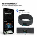 Wireless Bluetooth Dark Gray Stereo Headphone Headset Sports Sleep Headband