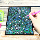 DIY Mandala Special Shaped Diamond Painting 50 Pages Notepad A5 Sketchbook