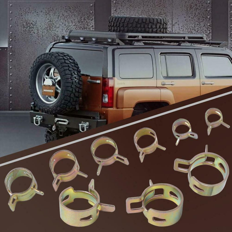 84pcs Hose Clamps for Automobile Tubing Hose Clamp (10/11/14/16/17/18mm)