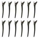 24x Hairdresser Duck Bill Hair Clips Plastic Hair Clips