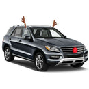 Car Reindeer Antlers & Nose - Window Roof-Top & Grille Rudolph Reindeer Jin E9P2