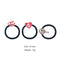 3pcs Girls Cute Rubber Band Elastic Hair Ties Ropes Women Ponytail Holder A