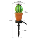Cactus Solar LED Lawn Lamp Manual Control for Outdoor Landscape Spike Light