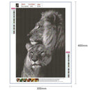 5D DIY Full Drill Diamond Painting Animal Tiger Cross Stitch Kits (K512)