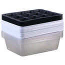 10 Pack Seedling Tray Seed Starter Tray With Dome And Base 12 Cells For Gar V7K9
