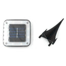LED Square Solar Ground Light Outdoor Garden Path Buried Lamp (White Light) A