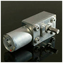 GW370 12V 6rpm Reversible High Worm Geared Motor Torque Turbo DC Motor 35A U3X6