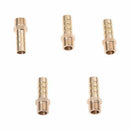 5PCS Brass 8mm Air Gas Pipe Hose Barb 1/8"PT Male Thread Joints Fittings I6D9