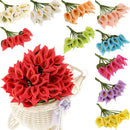 Pack 144 Real Touch Artificial Flower Calla Lily Wedding Home Decor Blue