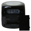 Multi-function Digital LCD Voice Talking LED Projection Alarm Clock Black