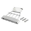 Zinc Alloy 4 String Trapeze Tailpiece with Screws for Archtop Jazz Bass Guitar