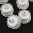 White LED Submersible Wedding-Waterproof Decoration Tea Light Underwater x 10