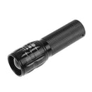 Waterproof Zoomable LED Flashlight Bike Headlight Torch+ Silicone Strap