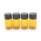 4Pcs 2ml sample size Amber Glass Essential Oil Bottle Function