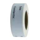 1 Roll of 125pc Freezer Refrigerator Food Storage Labels Adhesive Stickers Mark