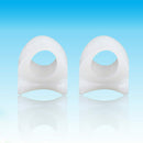 2x Toe Pad Bunion Gel Separator Overlap Silicone Corrector Pain Relief Fu OQV