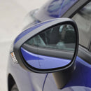 ABS Pair Door Wing Rear View Mirror Cover Frame Fit for Ford Fiesta MK7 2009-17