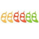 6Pcs Orange Mini Safety Opener Slicer Cutter Lemon Fruit Skin Remover Peeler Hot