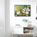 5D DIY Full Round Drill Diamond Painting Flower Name Cross Stitch (LG204)