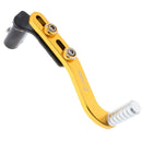 Golden Shift Lever Gear Change Shifter Folding Pedal for Motorbikes,Aluminum