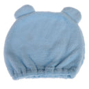 Random Microfiber Hair Turban Quickly Dry Hair Hat Wrapped Towel Bathing Cap LJA